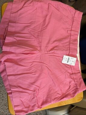 J. Crew Pink Cotton Bermuda Shorts